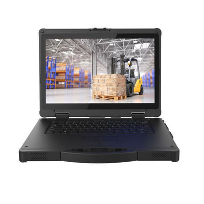 1000cd/M2 computer portatile irregolare industriale a 15,6 pollici, computer portatile completamente irregolare RS232