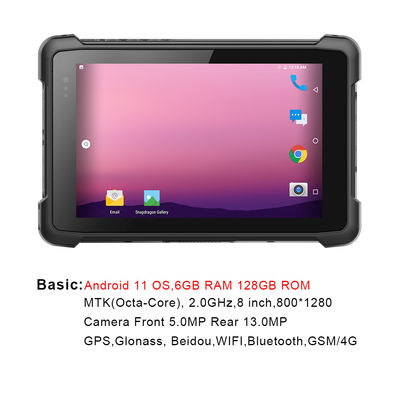 Compressa irregolare industriale 6G RAM 128G ROM With Barcode Scanner di OS Android