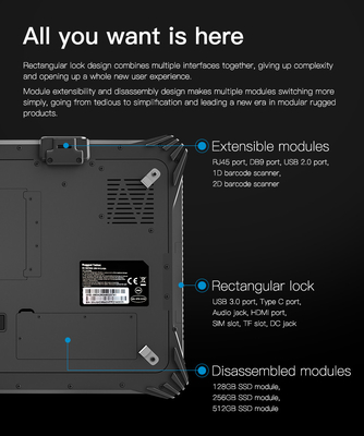 Windows PC irregolare della compressa da 10 IPS con 2.0MP anteriore Rear 8.0MP Camera