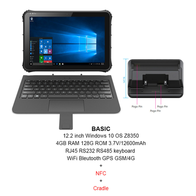 CPU irregolare Z8350 della compressa di Windows di 16:10 con il supporto ISO/IEC di NFC