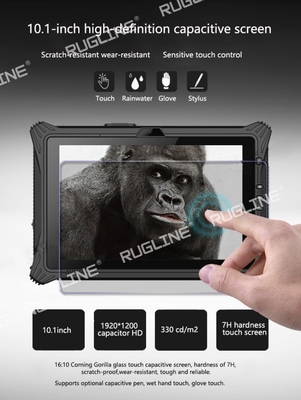 Compressa irregolare industriale Windows 10 di RUGLINE con NFC 1D/2D analizzatore