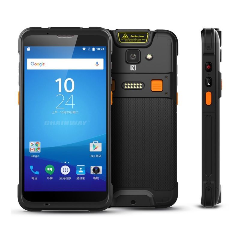 OS a 5,5 pollici di Portable Android 9,0 del lettore di frequenza ultraelevata RFID della lunga autonomia 1440x720